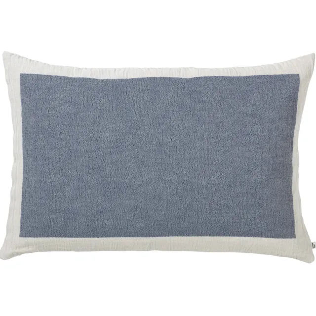 Broste Copenhagen MONA kussenhoes blauw