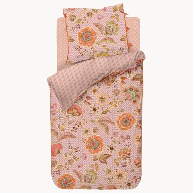 Pip Studio Katoenen perkal dekbedovertrekset Hakuna Roze