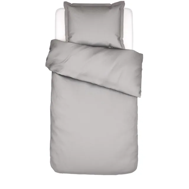 Essenza Aziza Dekbedovertrek Egyptisch Katoen Cloud grey - Eenpersoons – 140x200/220 cm