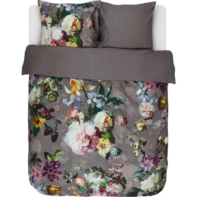 Essenza Fleur Dekbedovertrek Taupe