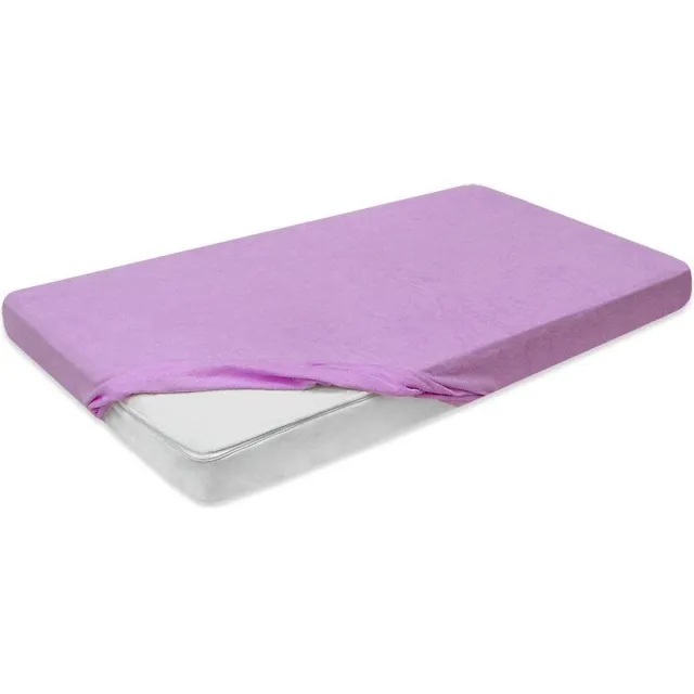 Darymex Terry Matrashoes met rubberen band 90x200 cm lila