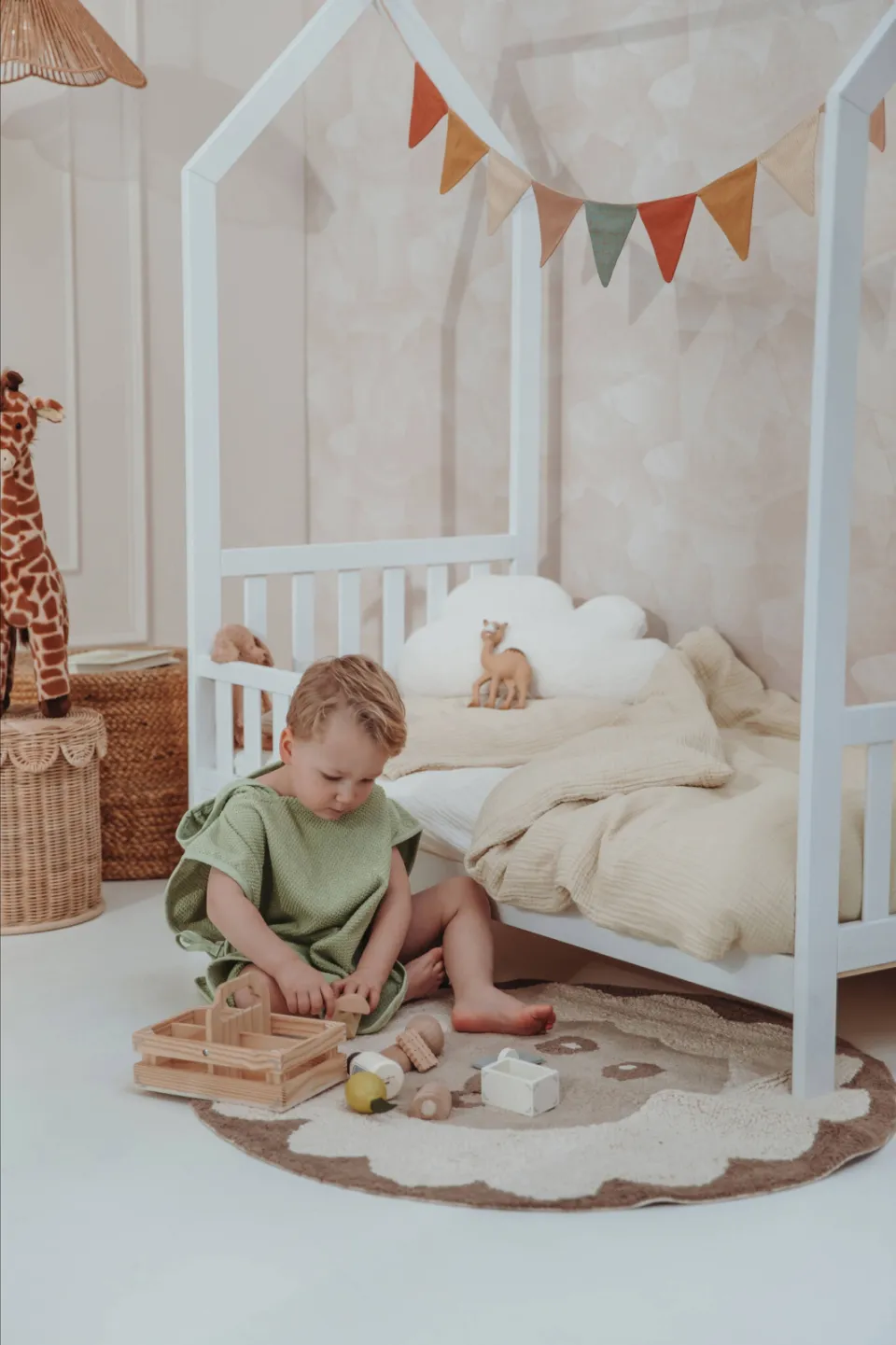 Meyco hoeslaken juniorbed pre-washed hydrofiel offwhite 70x140cm, foto 3