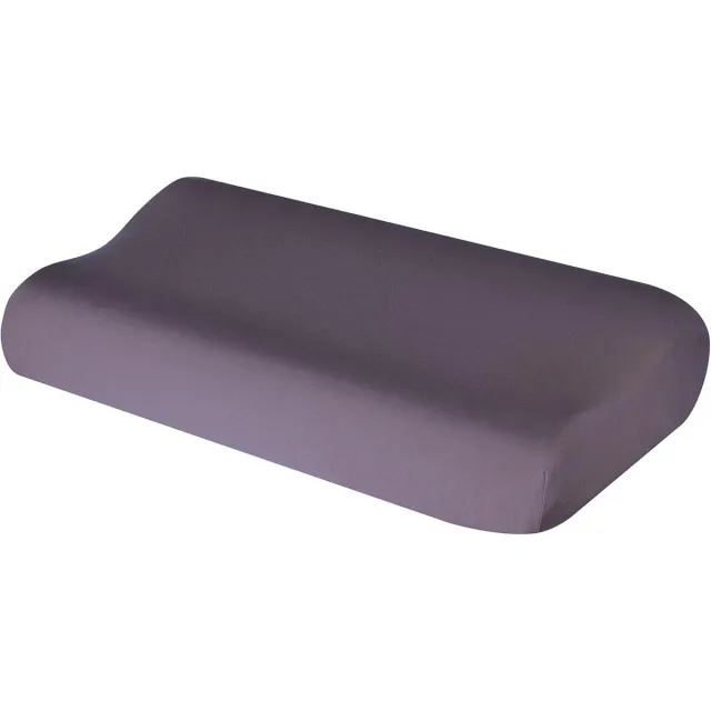 Famanu Kussensloop, kussenhoes voor nekkussen, neksteunkussen, gezondheidskussen van katoen voor maten van 35 x 60 tot 45 x 75 cm... grijs