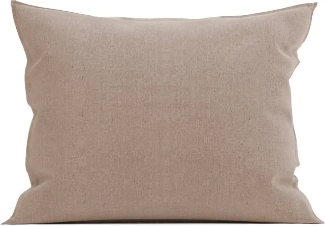 Heckettlane Kussensloop Franela Taupe - 100% Katoen-Flanel
