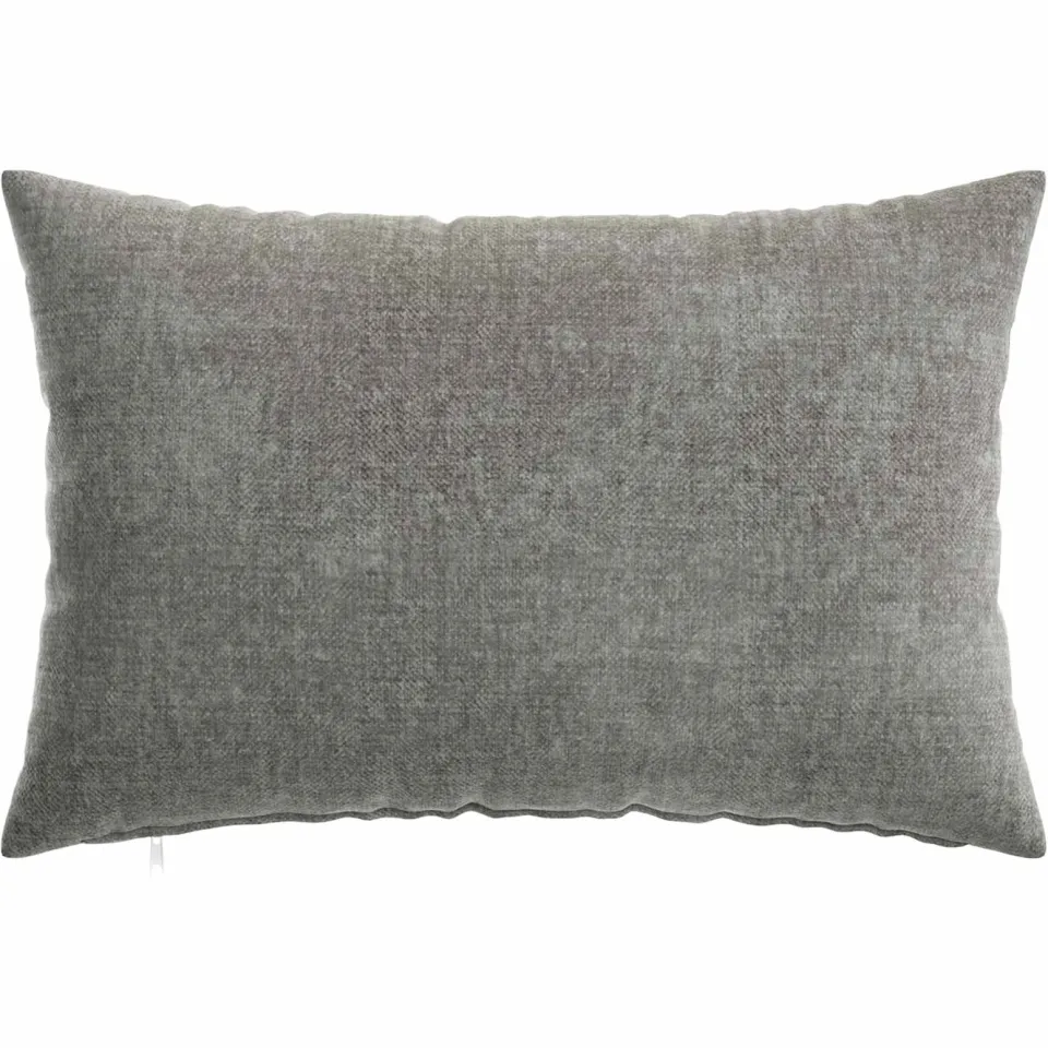 vidaXL Kussensloop 2 st HEERLEN Donkergrijs 50 x 75 cm Chenille Stof, foto 2