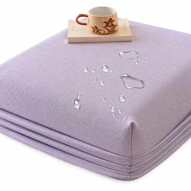 SWGOTA Lila kussensloop 48 x 74 cm - Effen geborstelde stof - 1 stuk, niet waterdicht