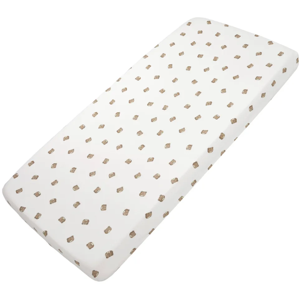 Meyco katoenen hoeslaken ledikant met dierenprint 120x60 cm - meerkleurig multi, foto 7
