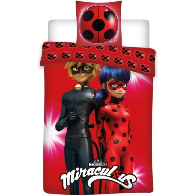Miraculous Dekbedovertrek Junior - Polyester Multi Colour