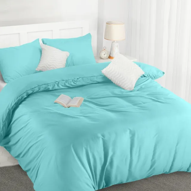 Ibenzoa Deluxe Microvezel Beddengoed Set met Kussenslopen voor Ultiem Comfort blauw