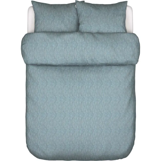 Marc O'Polo Janne Dekbedovertrek Biologisch Katoensatijn Stormy blue - Lits-Jumeaux XL – 260x200/220 cm