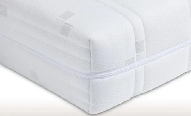 Zaansebedden Matrashoes Basic Met 3zijdige Rits - Anti Allergie - Dikte 20 cm 120x200 wit