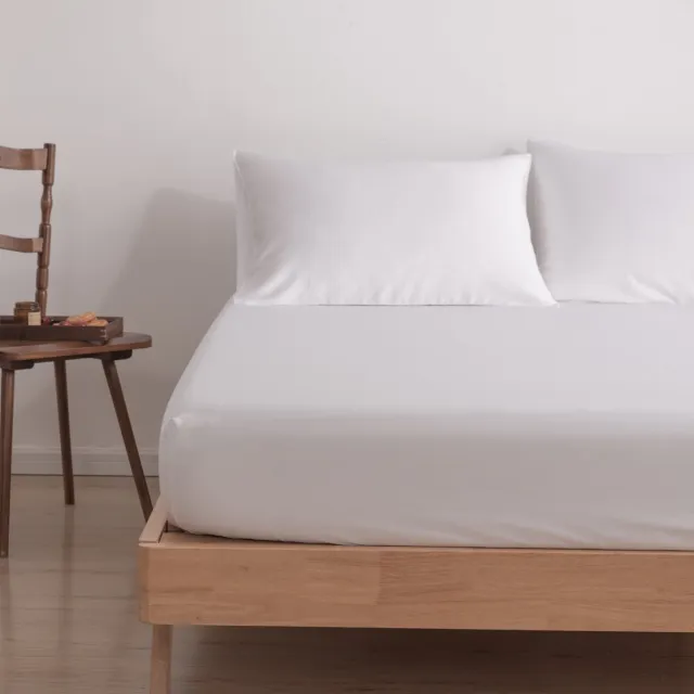 Boomba Bamboo Bamboe hoeslaken Coco White wit 200x200 cm – Standaard matras, zacht, ademend & hypoallergeen | Boomba Bamboo®
