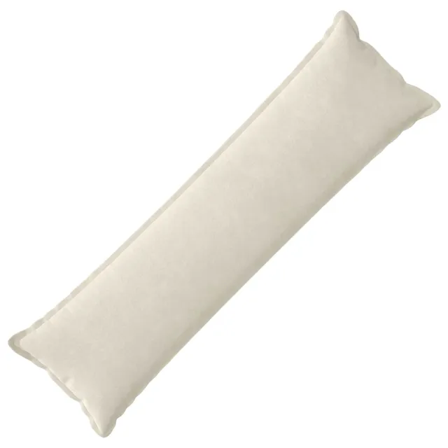 vidaXL Kussensloop HOUTEN Crèmekleurig 40 x 145 cm Microfiber Fleece