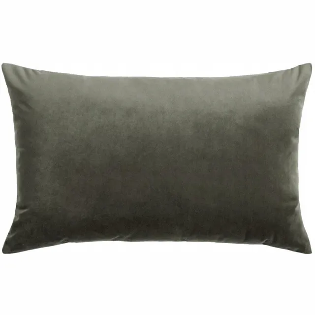 art+design Decoratieve Kussensloop 35x50 cm - Zacht Velours, Donker Beige