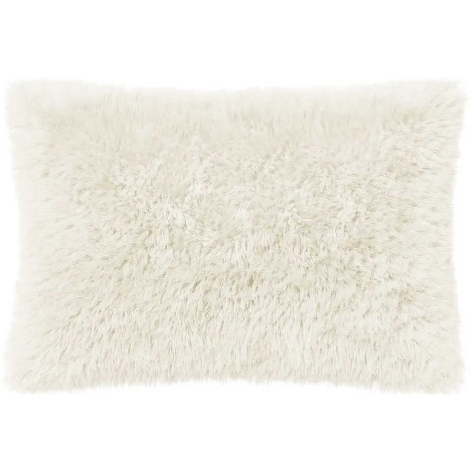 vidaXL Kussensloop 6 st HEERLEN Wit 50 x 70 cm PV Fleece