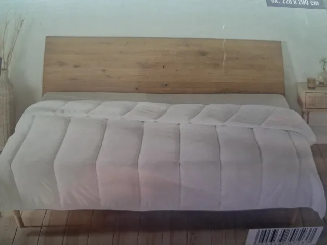 livarno home Dekbed - 220 x 200cm - 100% polyester - Geschikt voor het hele jaar wit