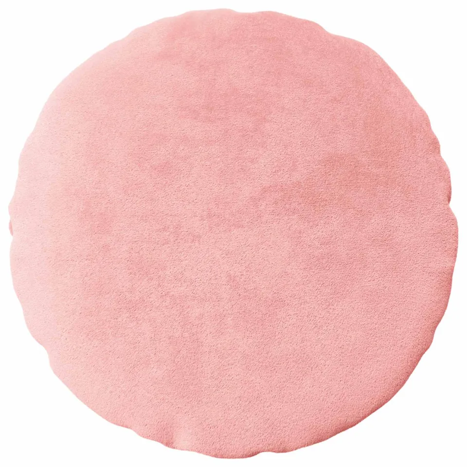 vidaXL Kussensloop 2 st HEERLEN Roze Dia. 40 cm Flanel, foto 3