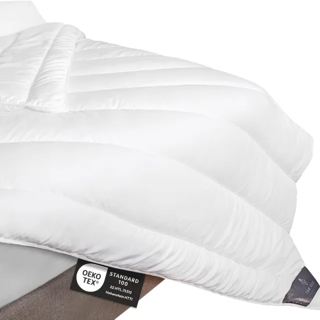 Vellaro Dekbed zonder overtrek - Wit - 220x240 cm - Microvezel Ademend en Hypoallergeen - Voor Allergiepatiënten