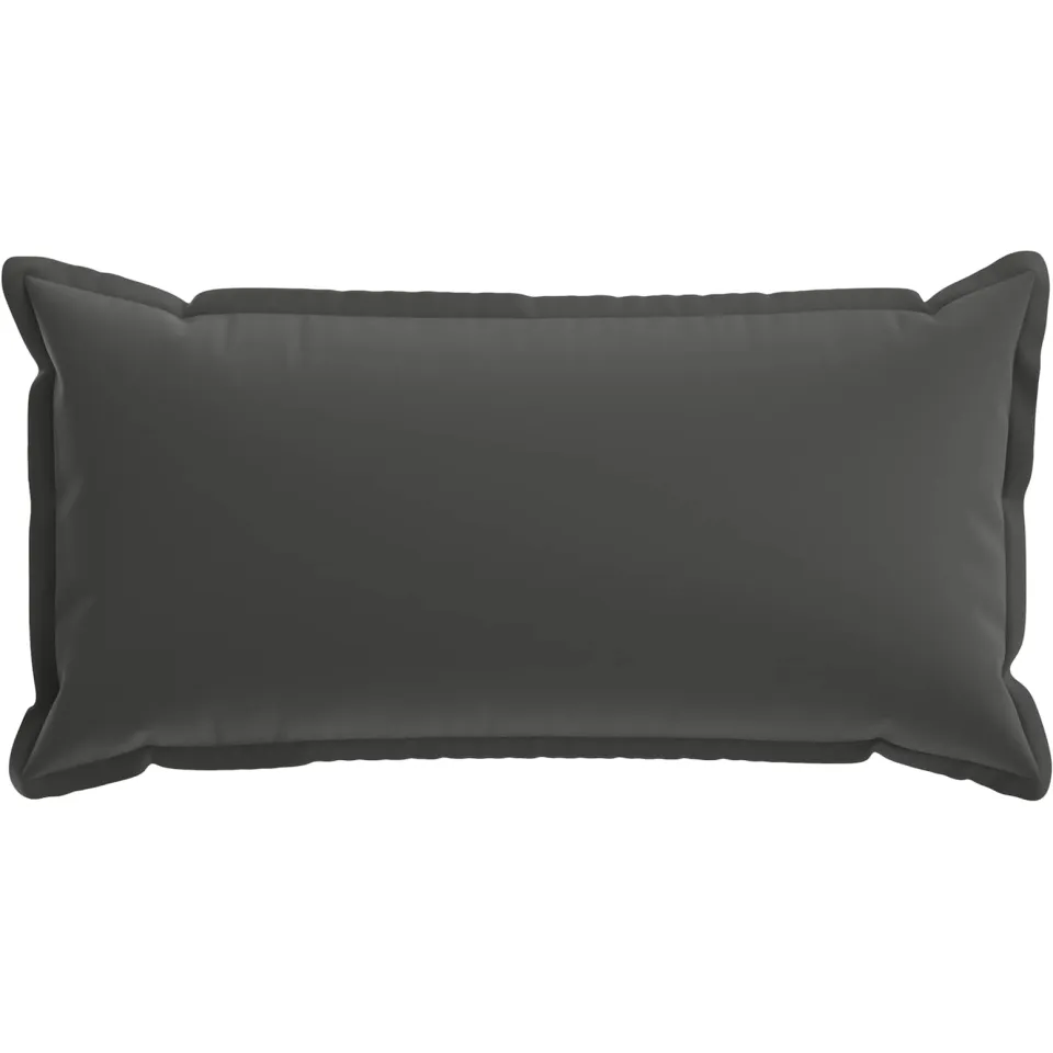 vidaXL Kussensloop 6 st HOUTEN Antraciet 40 x 80 cm Polyester, foto 4