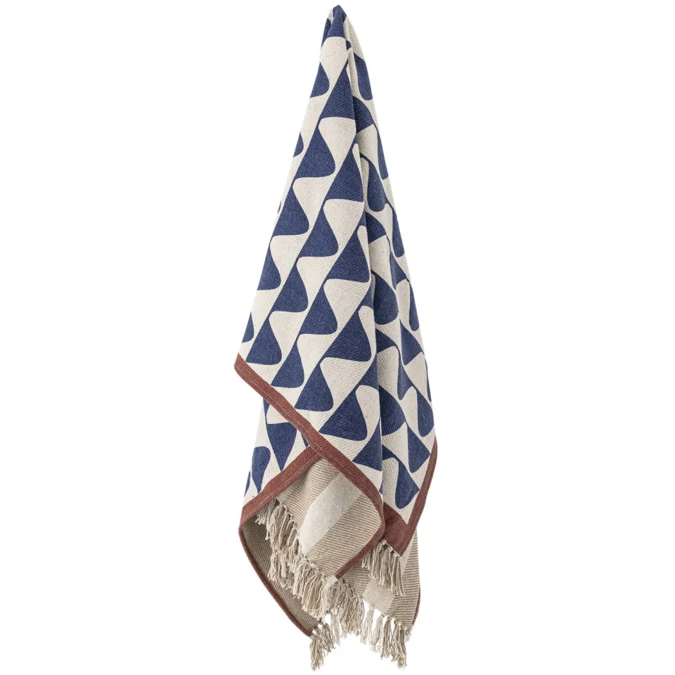 Creative Collection Rimme plaid blauw, foto 2