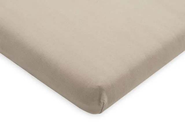 Jollein jersey baby ledikant hoeslaken 60x120cm nougat Beige