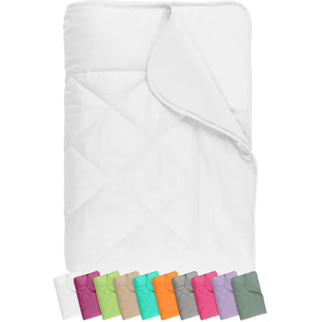 Ibenzoa Ultralicht Zomerdekbed van Ademend Microvezel voor Comfortabele Zomernachten - 135 x 200 cm - Wit