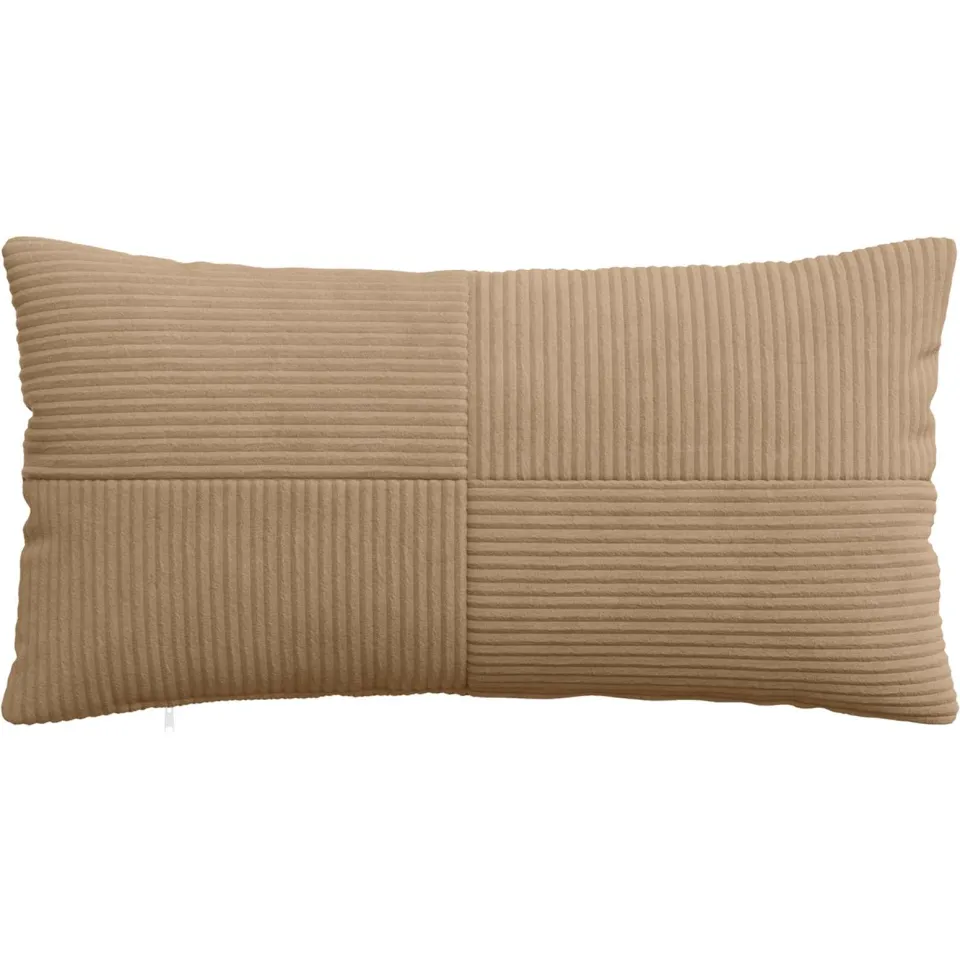 vidaXL Kussensloop 6 st ALMELO Bruin 40 x 70 cm corduroy