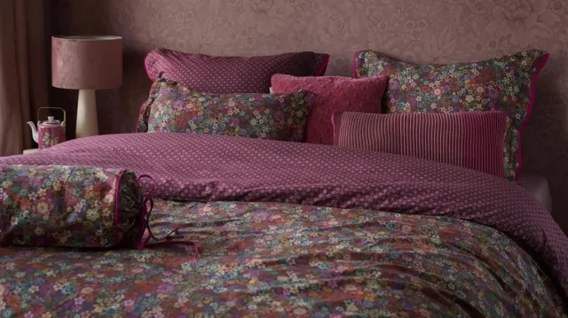 Pip Studio Dekbedovertrek pip tutti i fiori Dark Red