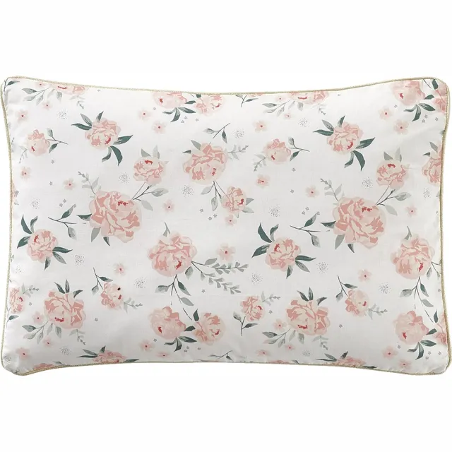 vertbaudet Baby kussensloop EAU DE ROSE ecru / roze