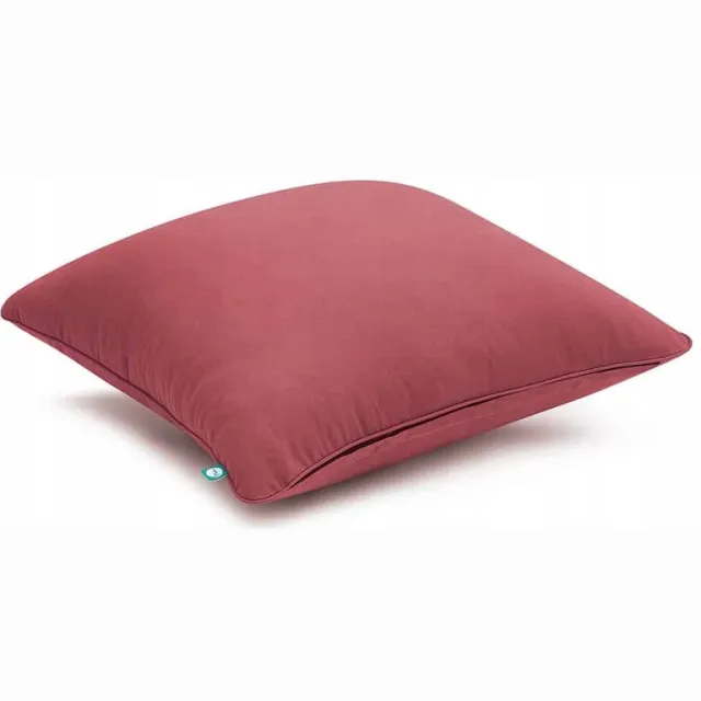 Mumla Basic Bordeaux Kussensloop 40x60 cm - 100% Katoen met Rits