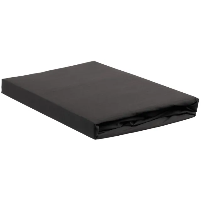 Ambiante Katoen - Splittopper Hoeslaken - 160x200 - Antraciet