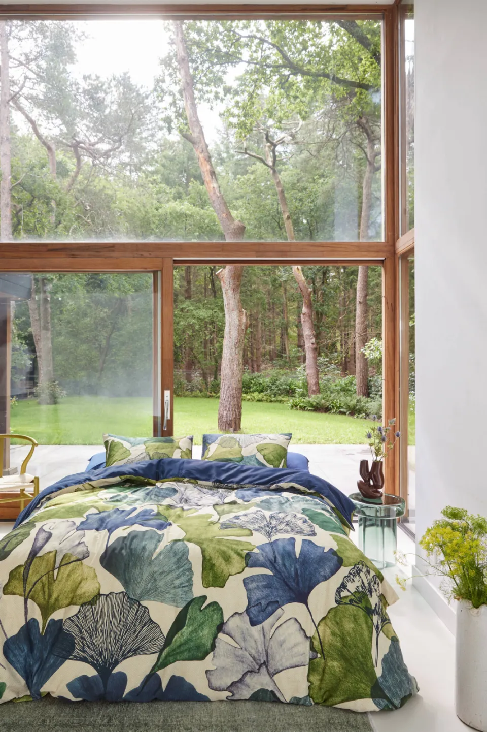 Beddinghouse Sue dekbedovertrek lits-jumeaux blauw/groen, foto 4