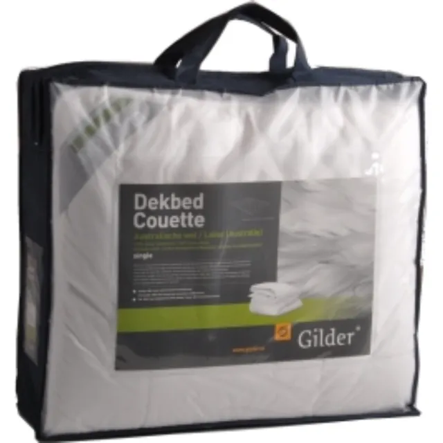 Gilder Dekbed 100% Wol 135x220 4-seizoenen White