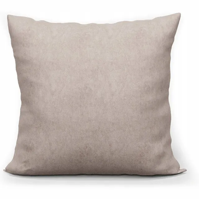 Markizeta Milas Velours Kussensloop 40x40 cm Beige - Zachte Stijlvolle Decoratie