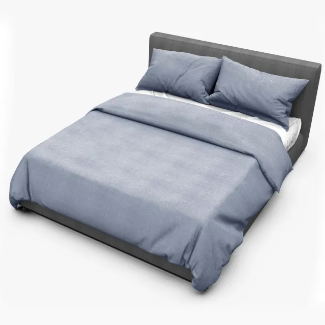 Dream Sheets Stockholm - Dekbedovertrek 240 x 220/250 - Biologisch Katoen Satijn - Tweepersoons - Lits jumeaux - Nederlands Fabricaat - Sky Blue - Blauw