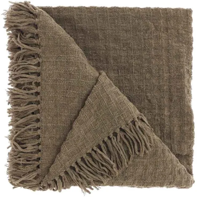 Unique Living Plaid Verlin Taupe -130x180cm