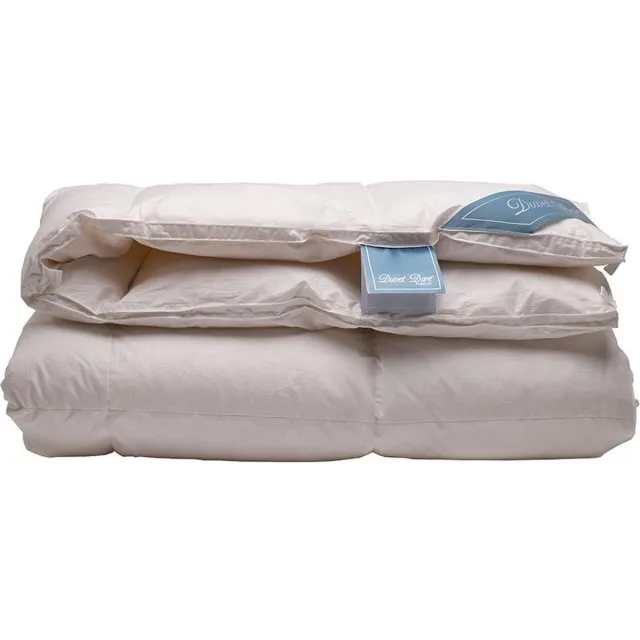 Ducky Dons Duvet Doré - Platinum - Dons - Dekbed - Eenpersoons - 140x200 cm - Wit