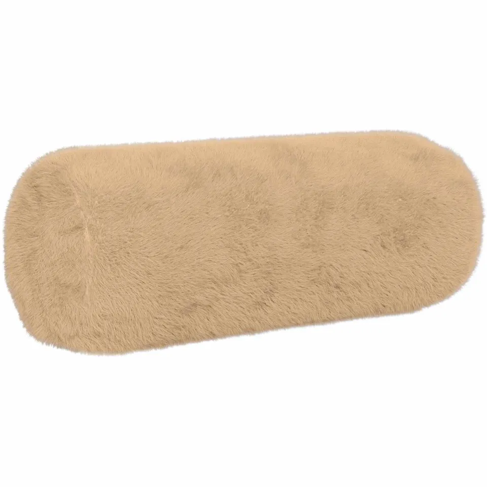 vidaXL Kussensloop 6 st HEERLEN Crèmekleurig Ø 15 x 40 cm