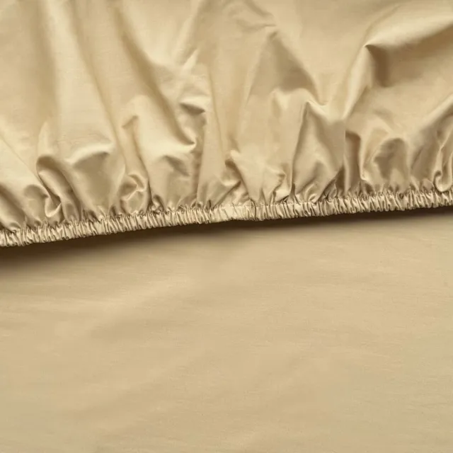 kayori Kiyo Topper Hoeslaken Tencel - 100x200-210cm - Rondom Elastiek - Verkoelend - Goud