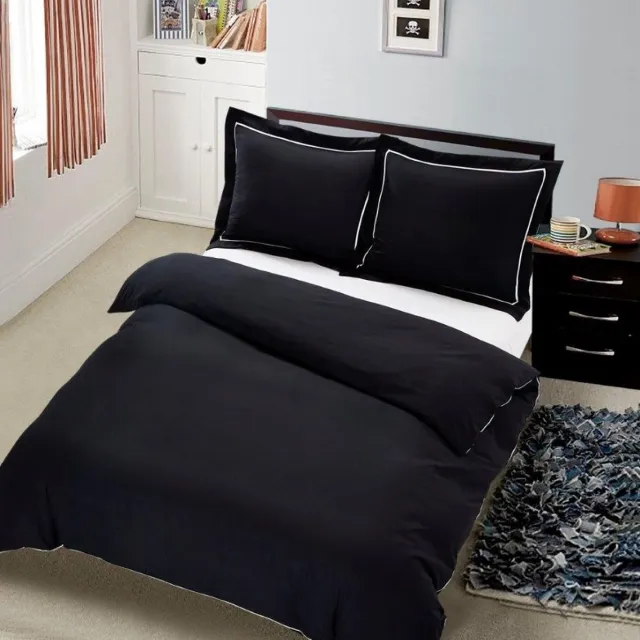 Zydante Hotel Home Collection - Dekbedovertrek - London - Zwart