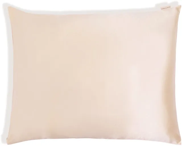 Dore & Rose Zijden Kussensloop 60x70 - Silk Pillowcase - Gemaakt Van De hoogste Kwaliteit 23 Momme Moerbeizijde - Premium Kussensloop Geschikt Voor Ieder Huidtype - Champagne