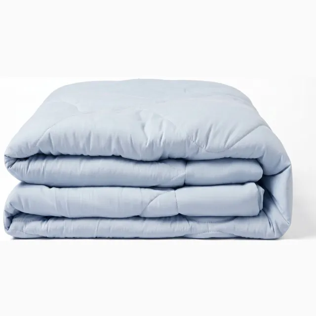 Homescapes Luxe Verkoelende Zomerdeken 135x200 cm – Cool-Touch Dekbed zonder Dekbedovertrek Blauw