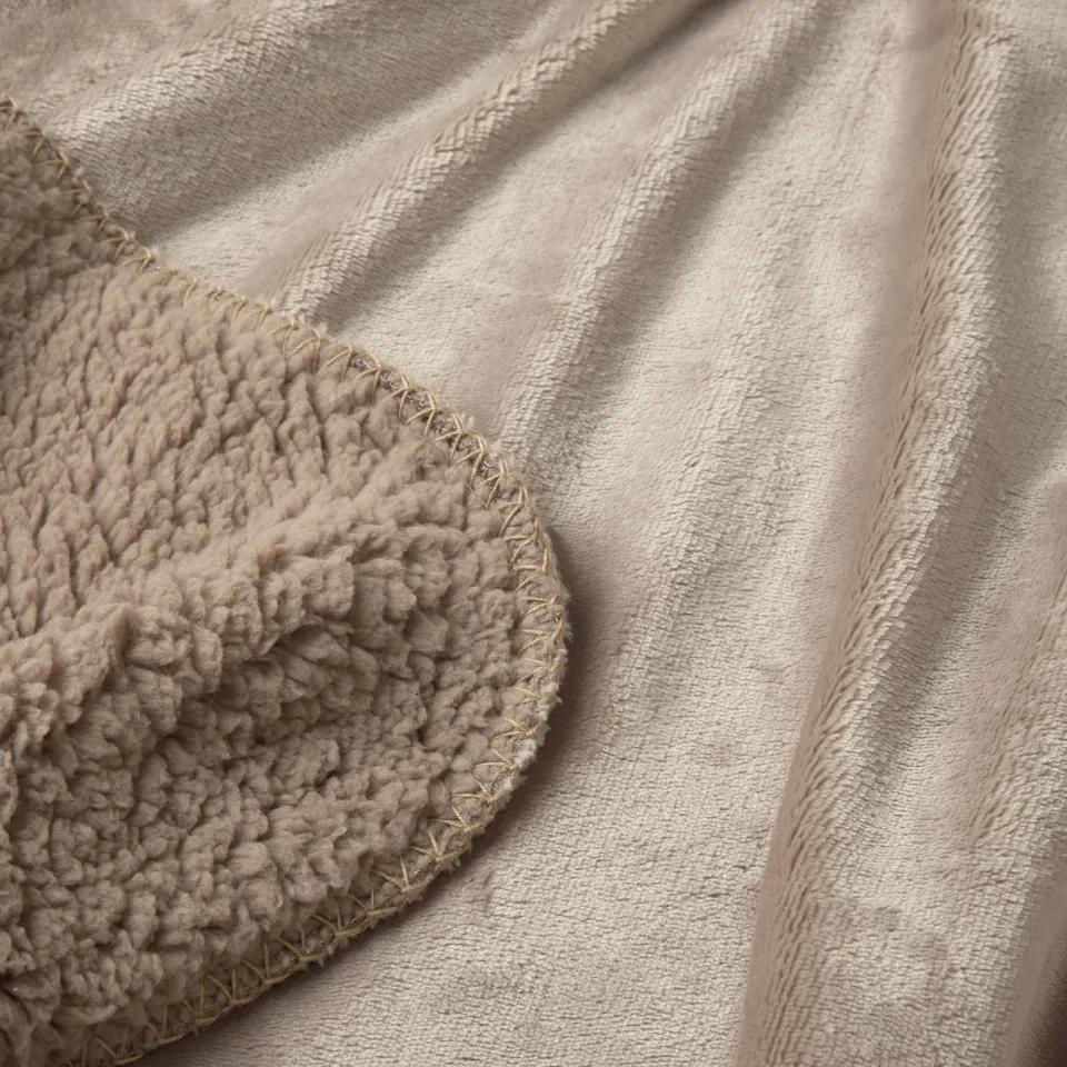 NOUS Living Bidar plaid zand, foto 4