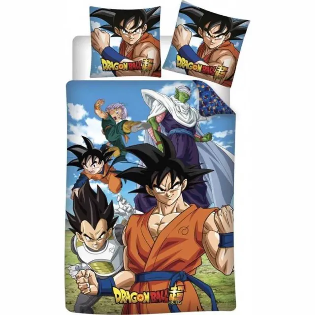 Dragon Ball Z Dekbedovertrek, Vegeta - Eenpersoons - 140 x 200 cm - Polyester Multi Colour