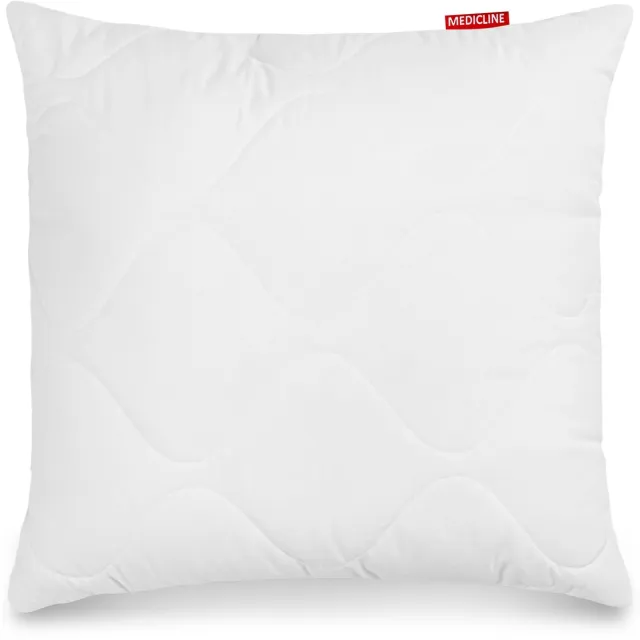 AIO FACTORY Mikrofibre Kussen - 70x80 cm - Anti-Allergie - Katoen Wit