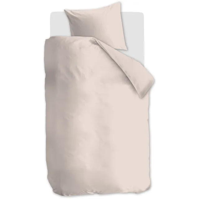 Ambiante Cotton Uni kussensloop - Licht roze - 2x 60 x 70 cm