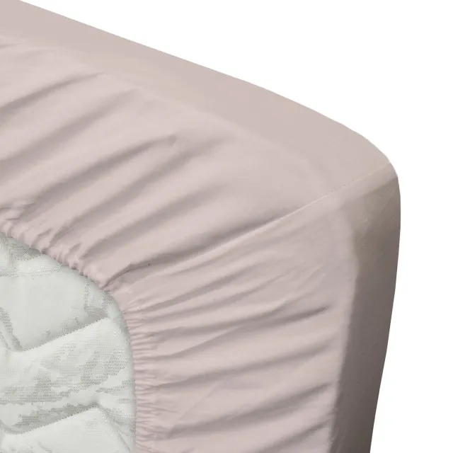 Ten Cate Hoeslaken - Hoeslaken Topper 160x200 - Hoeslaken 160x200 - Geschikt voor Topper Matras 160 x 200 - Katoensatijn - Topdekmatras 160x200 - Hoekhoogte 10 cm - Roze