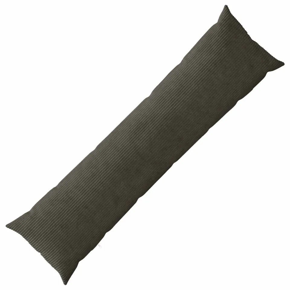 vidaXL Kussensloop HEERLEN Antracietkleurig 40 x 145 cm corduroy, foto 3