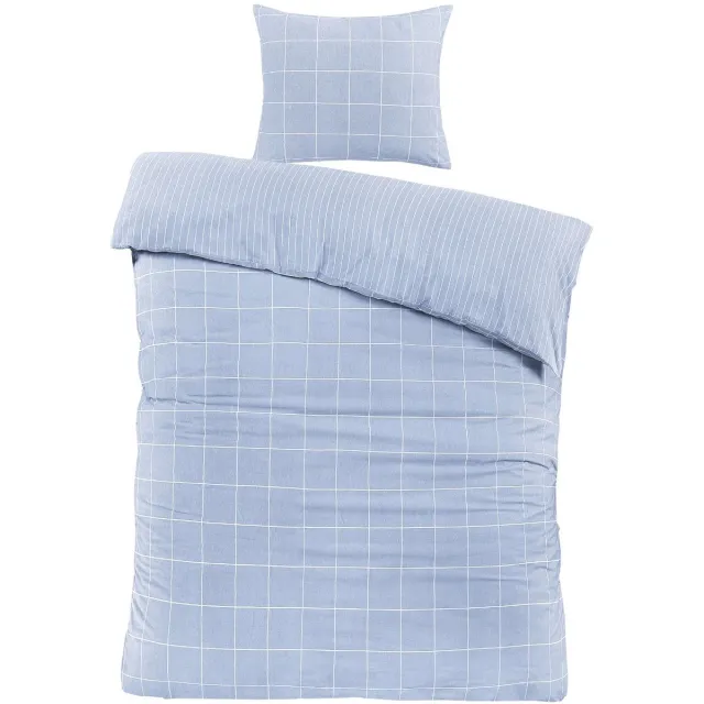 Day Dream Dekbedovertrek Magnus Blauw 140x200/220 - 100% Katoen - Tweezijdig - Ademend