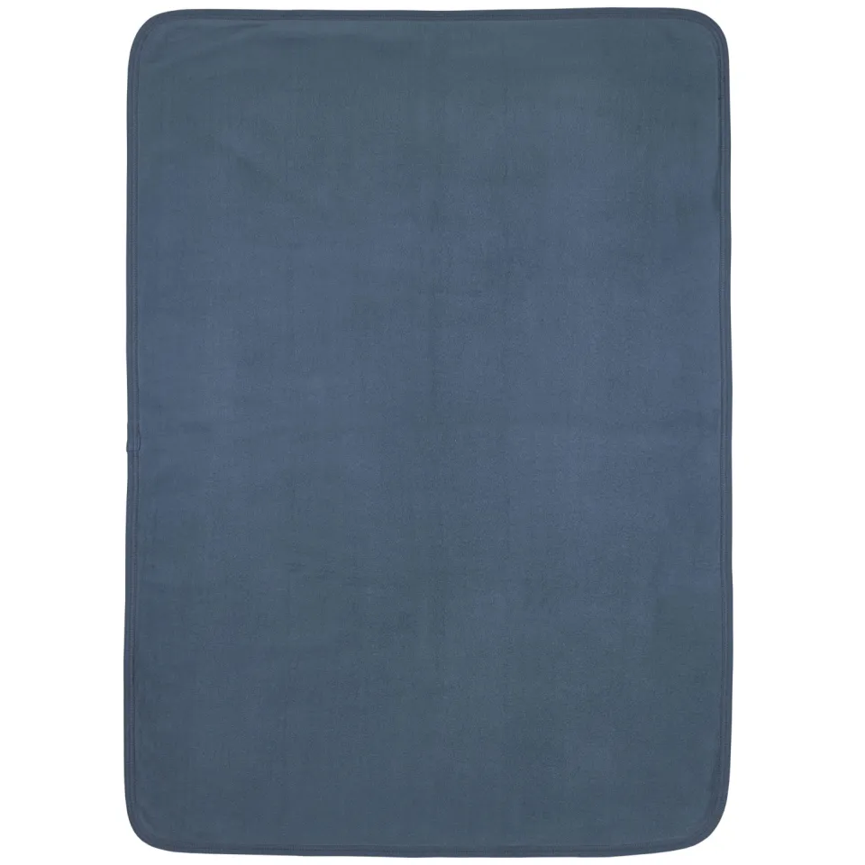Meyco Pure flanel wiegdeken indigo donkerblauw, foto 2